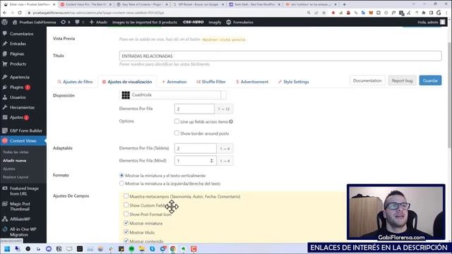 Plugin avanzado de Entradas Relacionadas y Clusters en WordPress ➜ Content Views PRO смотреть онлайн