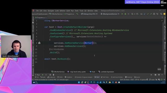 The Background on Background Tasks in .NET 6, by Scott Sauber смотреть онлайн