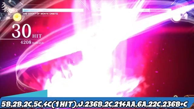 Melty Blood: Type Lumina - The Count of Monte Cristo/Edmond Dantes Basic Combo Guide смотреть онлайн
