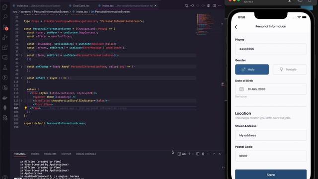 React Native Keyboard Aware ScrollView смотреть онлайн