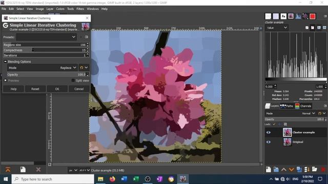 GIMP Simple Linear Iterative Clustering Demo смотреть онлайн