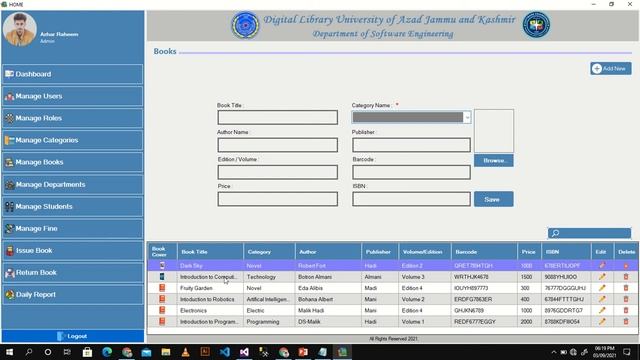 Library Management System in C# Windows Form Complete Working Application Project with SQL Database смотреть онлайн