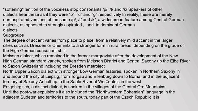 Upper Saxon German