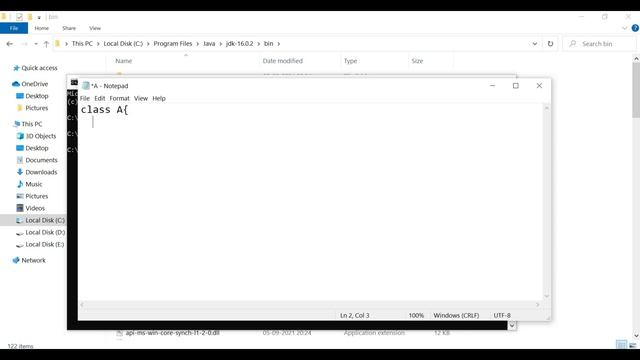 how to run java first program without any error in notepad and command prompt || смотреть онлайн
