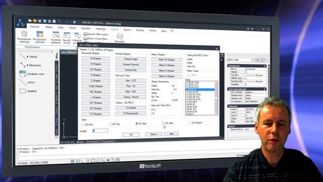 AutoCAD a ZWCAD Tipy a triky - STL pre kreslenie oceľových profilov смотреть онлайн