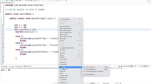 Java Basics || switch statement || All Datatypes works || String || Theoretical & 100% code смотреть онлайн