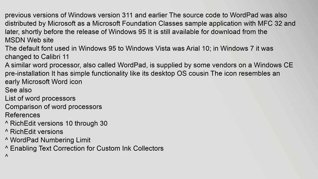 WordPad смотреть онлайн