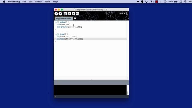Processing Beginner Tutorial: Coordinate System, Shapes, Colors, and Movement смотреть онлайн