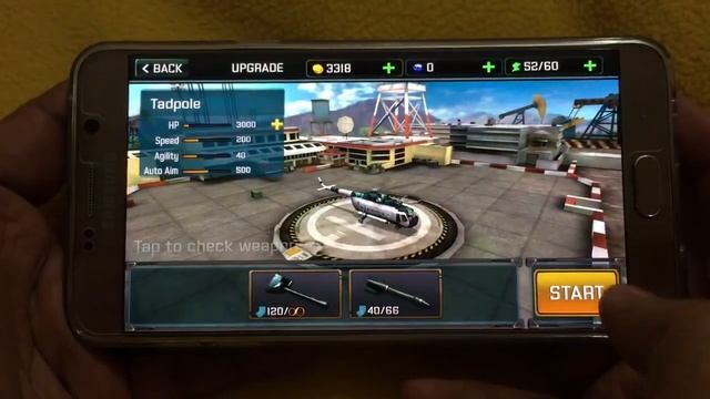 Gunship strike 3D android game app on Note 5 смотреть онлайн