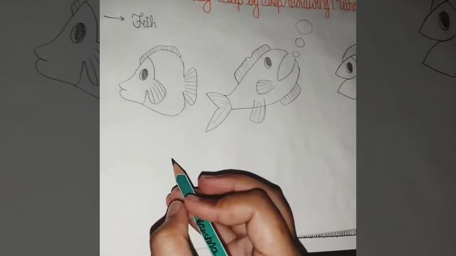 Fish sketch for kids смотреть онлайн