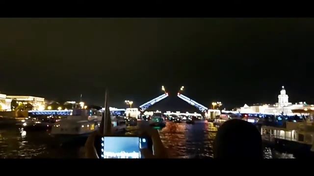 Ночной Питербург. Развод мостов. часть#3 смотреть онлайн