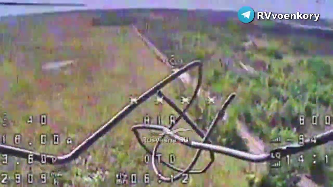 Уникальные кадры: российская "Буханка" против FPV. Перехват сигнала с вражеского коптера. смотреть онлайн