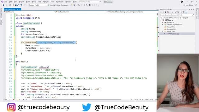 C++ OOP (2020) - What are constructors and class methods? How to use them? смотреть онлайн