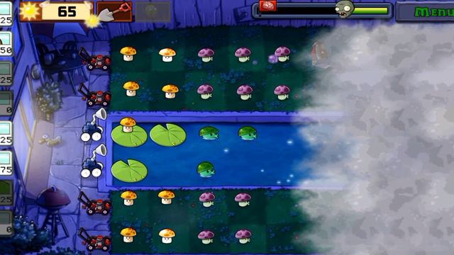 Plants vs. Zombies прохождение 1-5 Уровни Ночной бассейн смотреть онлайн