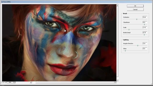 Photoshop CS6: Part 4 - Oil Paint Filter смотреть онлайн