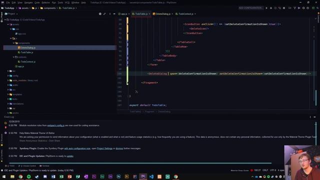 PART 7 - To-Do App - ['Symfony 5', 'React', Material UI'] - deleteTodo() Method смотреть онлайн