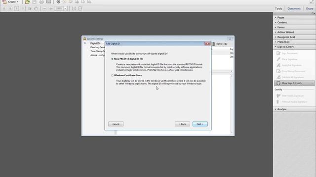 Adobe Acrobat X Pro - How To Create A Digital Signature
