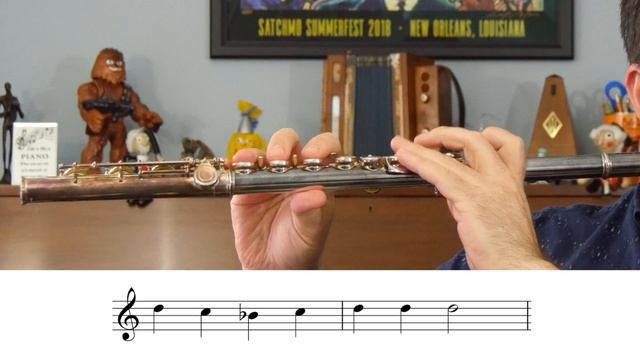 Merrily We Roll Along | FLUTE Tutorial смотреть онлайн