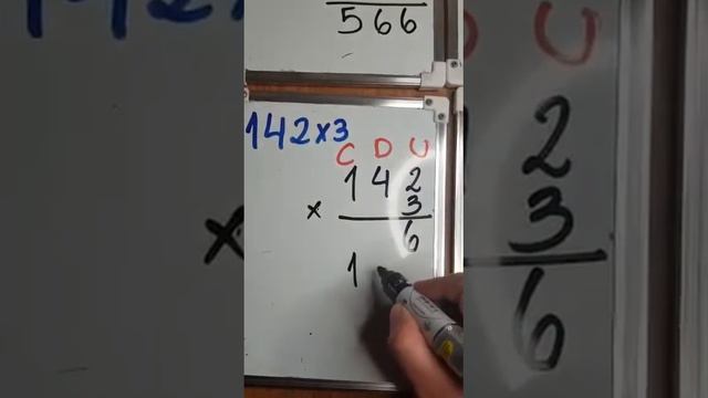 Multiplicar por 3 y 2 dígitos por uno. смотреть онлайн
