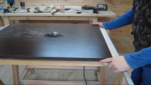 Стол для дисковой пилы. Table for a circular saw смотреть онлайн