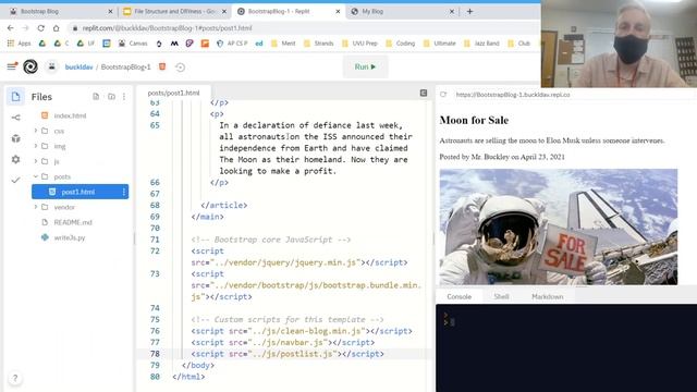 Bootstrap Blog Part 2/2 смотреть онлайн