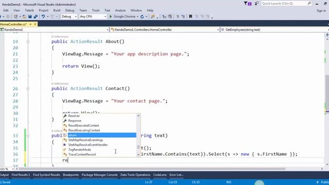 Kendo UI Autocomplete Part 1 смотреть онлайн