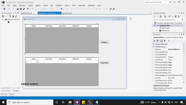 How to copy selected records from one Datagridview to another Datagridview- Vb. net смотреть онлайн
