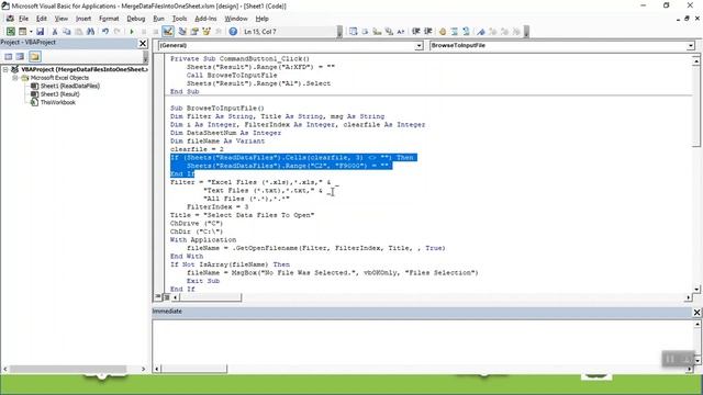 How to create your own tool by vba in excel (Part2: Parse | Merge files into excel sheet) смотреть онлайн