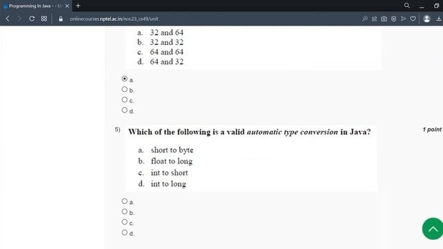 NPTEL|| WEEK 2 || PROGRAMMING IN JAVA || CSIT_CODING || QUIZ ANSWERS || смотреть онлайн