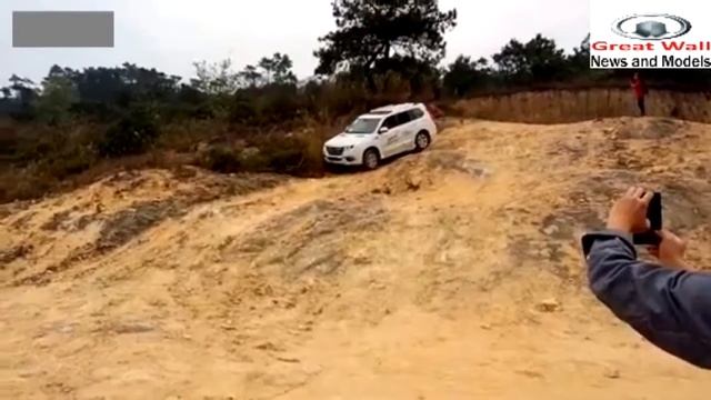 Спуск с горки на Haval H9 смотреть онлайн