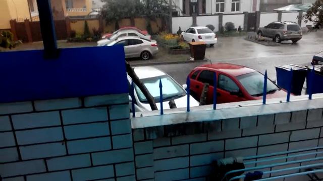 Ливень в посёлке Витязево смотреть онлайн