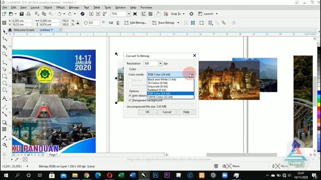 Tutorial CorelDRAW | Penggunaan Transparency Tool смотреть онлайн