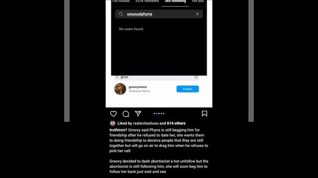 GBASGBOS! PHYNA AND GROOVY UNFOLLOW EACH OTHER AS GROOVY COMES FOR PHYNA OVER HER INTERVIEW IN GHAN смотреть онлайн