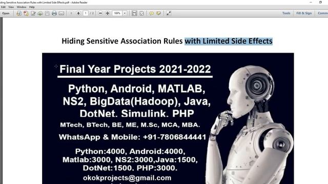 Hiding Sensitive Association Rules with Limited Side Effects смотреть онлайн