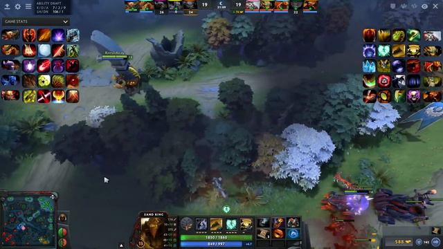 Insane AoE Burn Damage [Triple Imba DPS in Lotus] Ability Draft Dota 2 смотреть онлайн