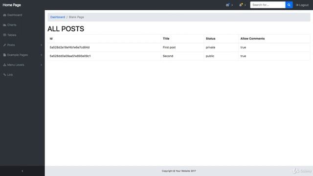 CMS Project Section POSTS . Node.js for Beginners. смотреть онлайн
