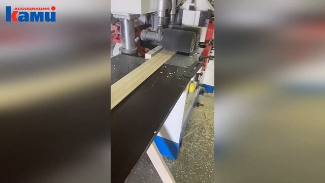 Демонстрация производства вагонки из осины с помощью четырехстороннего станка QUADRO 521 SAW смотреть онлайн
