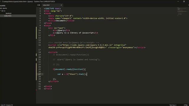 jQuery Tutorial for Beginners in Hindi & Urdu | Syntax of jQuery | Part 3 смотреть онлайн