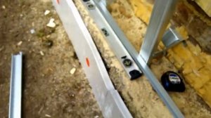 Каркас из профиля под виниловый сайдинг