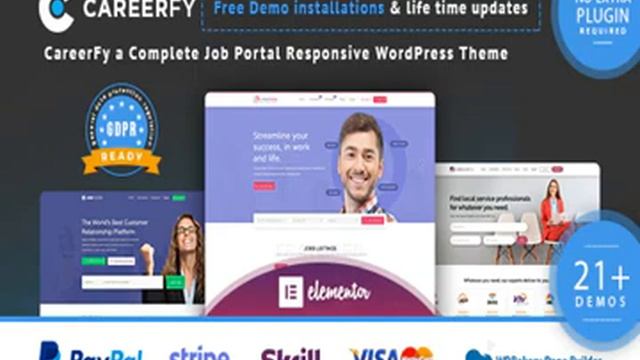Careerfy - Job Board WordPress Theme Full Download Working смотреть онлайн