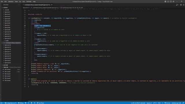 Cristobal Ochoa Cadavid Tarea05 Ejercicio13 c Codigo Visual Studio Code 2023 03 21 08 55 35 смотреть онлайн