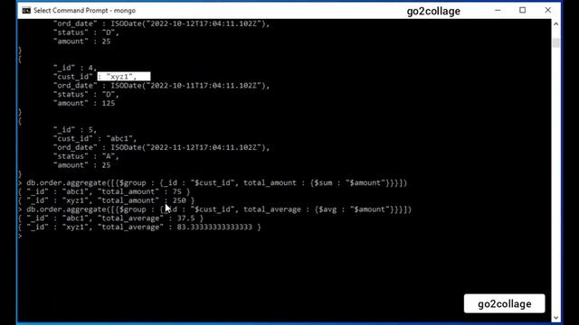 EP 02 | MongoDB – Aggregation and Indexing | Program | Project I go2collage смотреть онлайн
