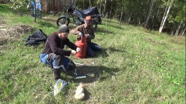 Как на Баллоне Поменять Вентиль Старого Образца на Новый-Жизнь в Деревне смотреть онлайн