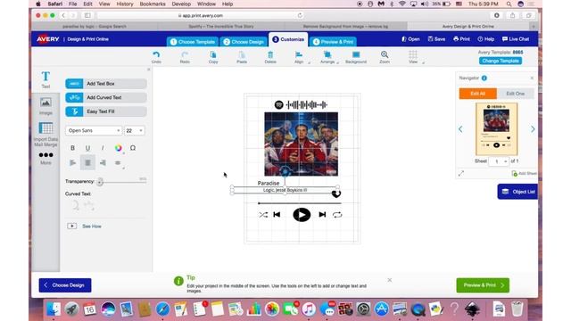 BEST DIY Tik Tok Spotify / Apple Music Song Plaque || NO CRICUT || No Drawing