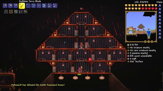 Python Plays Terraria || Gizmo Pack, House Building & Epic Dyes! || Terraria 1.3 PC Let's Play [#27 смотреть онлайн