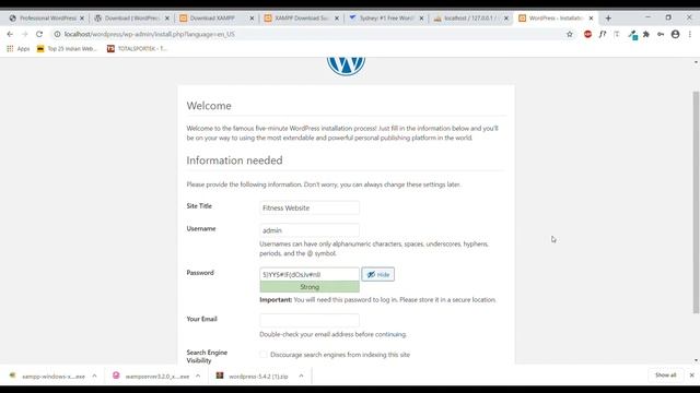 How to install WordPress in PC using XAMPP Software смотреть онлайн