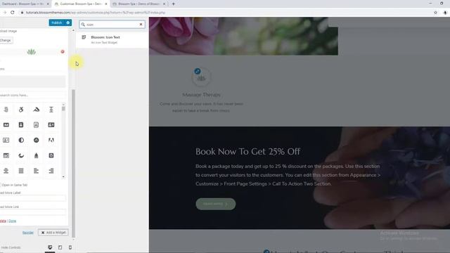 How to Configure Service Two Section | Blossom Spa WordPress Theme смотреть онлайн