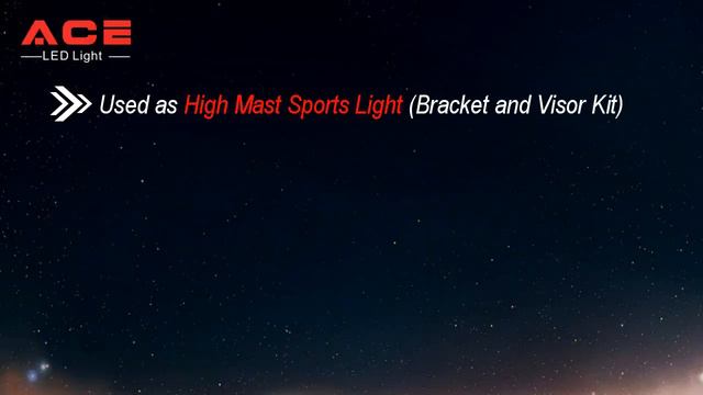 ACE Cactus High Bay Introduction, 175lm/W, 65C High Temperature, High Mast Sports Light смотреть онлайн