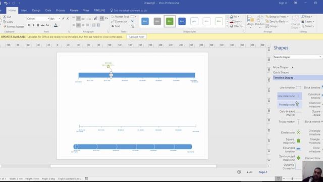 Create a timeline in Visio смотреть онлайн