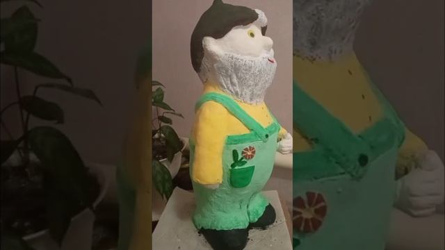 Гном для сада своими руками. смотреть онлайн